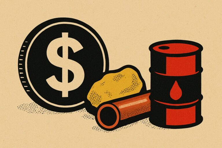 Illustration: Starker Dollar, schwache Rohstoffe? Warum diese Regel oft versagt