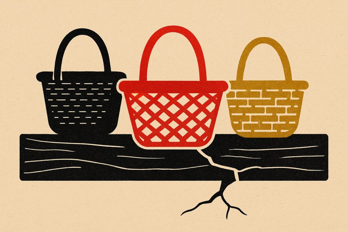 Illustration: Viele Aktien, ein Risiko: Der Diversifikationsfehler im Depot