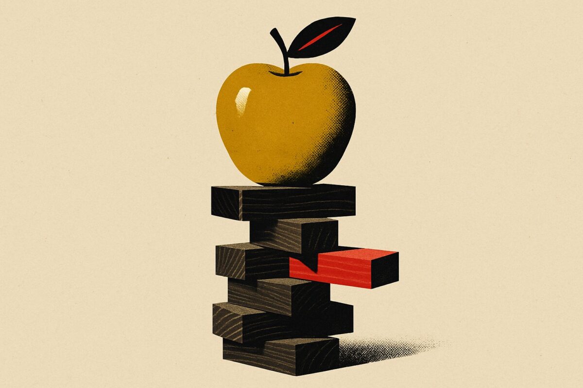 Illustration: Teure Aktien: Der riskante Punkt ist nicht der hohe Preis