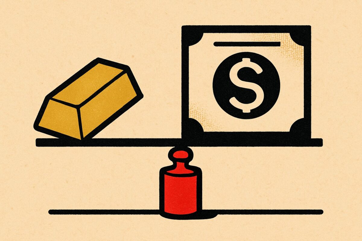Illustration: Gold schützt vor Inflation. Der Realzins entscheidet mehr