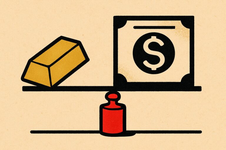 Illustration: Gold schützt vor Inflation. Der Realzins entscheidet mehr