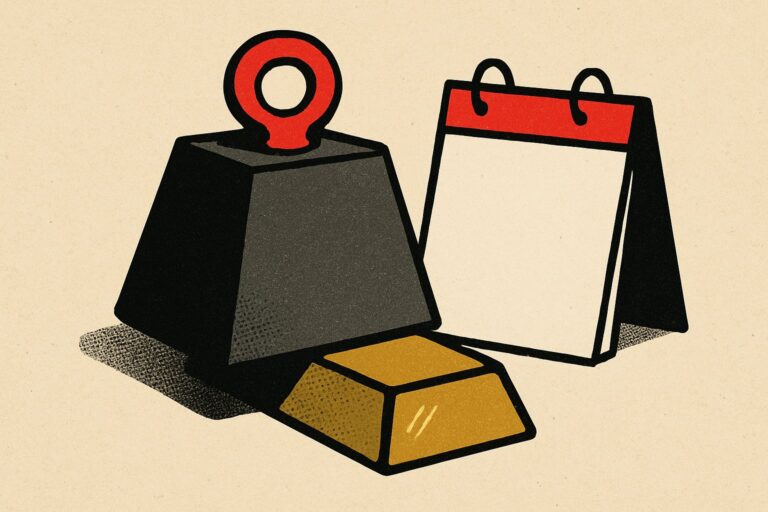 Illustration: Gold verliert 3,1 Prozent: Die entscheidende Zahl kommt erst Freitag