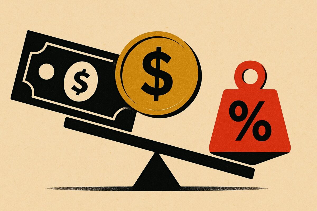 Illustration: Goldpreis: Realzins, Dollar und Vertrauen zählen mehr als Angst