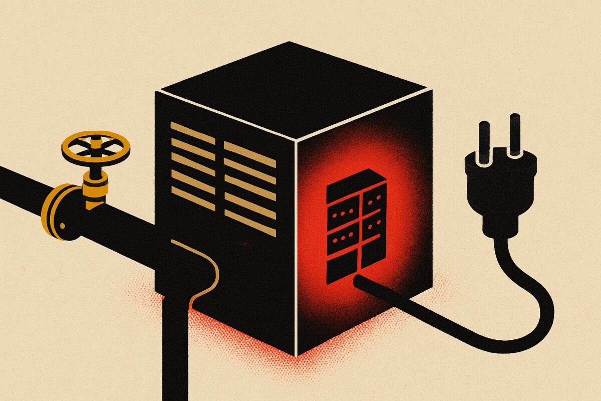 Illustration: KI braucht Gas und Netze: Der Engpass rückt in die Aktienkurse