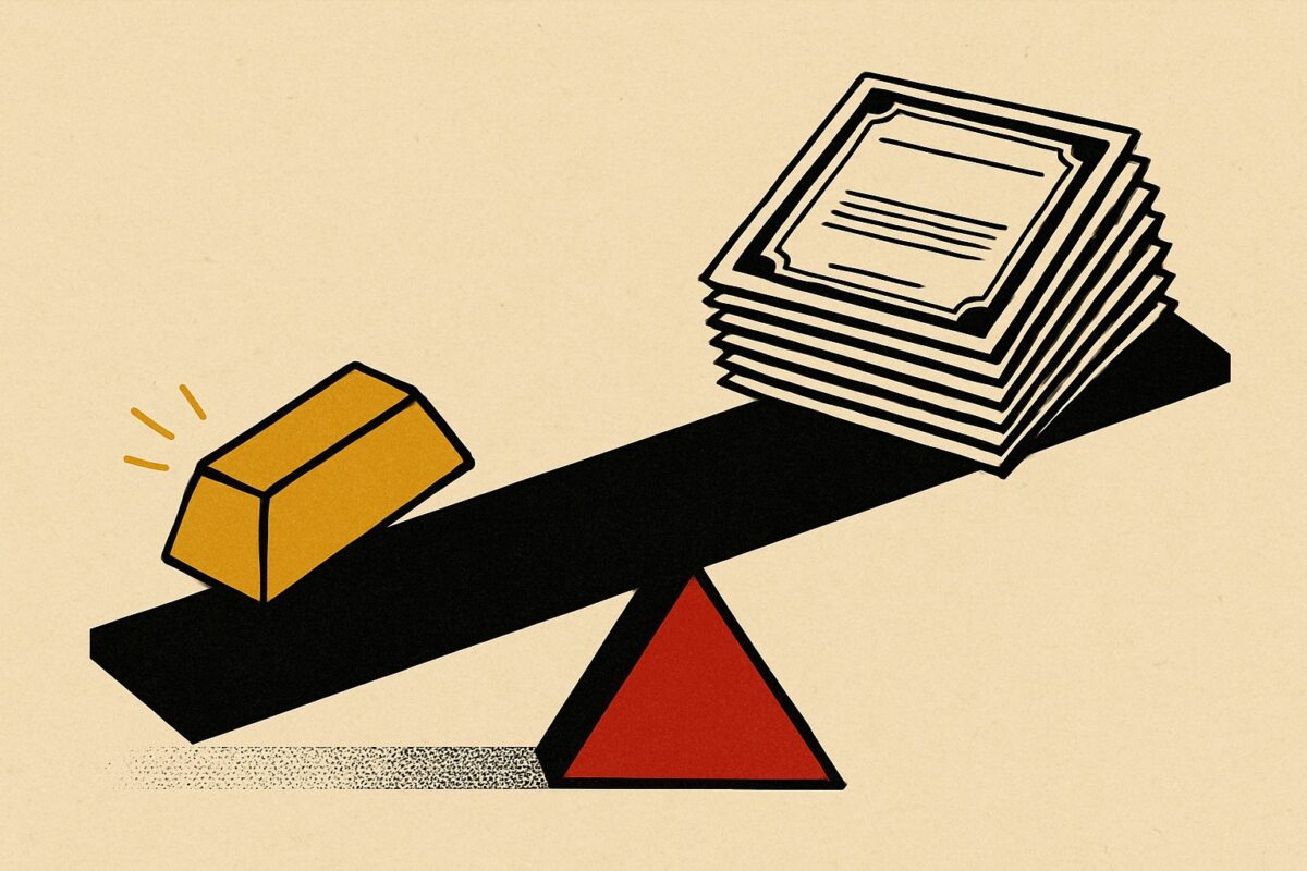 Illustration: Warum die Gold-Verkäufer sich irren: Die Sachwert-These steht