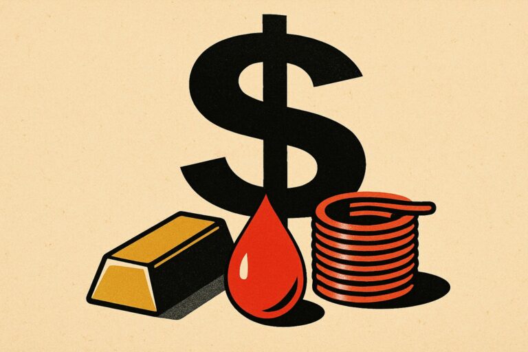 Illustration: Warum ein starker Dollar Gold anders trifft als Öl