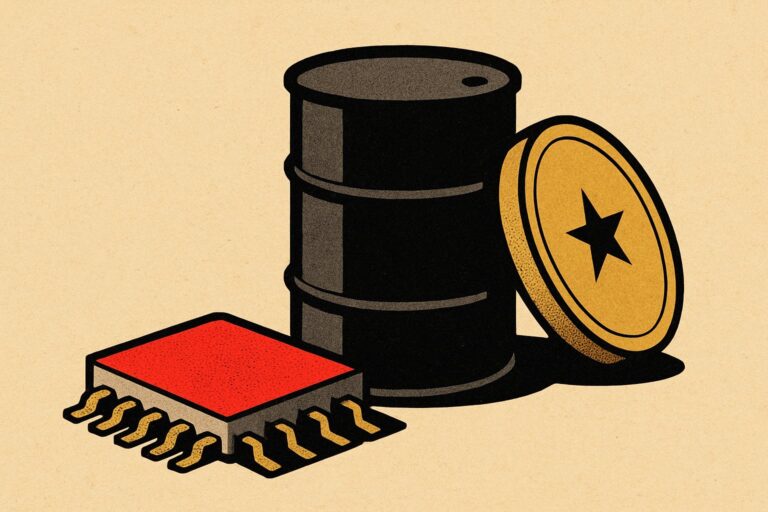 Illustration: Wochenauftakt in den Futures: Öl plus 1,92 Prozent, Tech flach