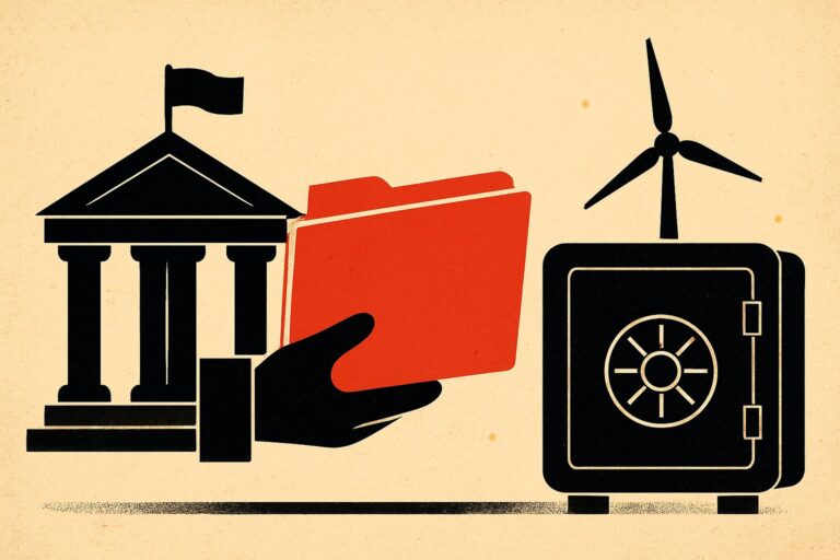 Illustration: 1 Brandbrief zeigt: Banken sollen neue Windkraft-Risiken tragen