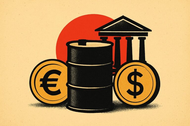 Illustration: 107 Dollar für Brent: Warum Öl den Euro-Dollar-Kurs verzerrt