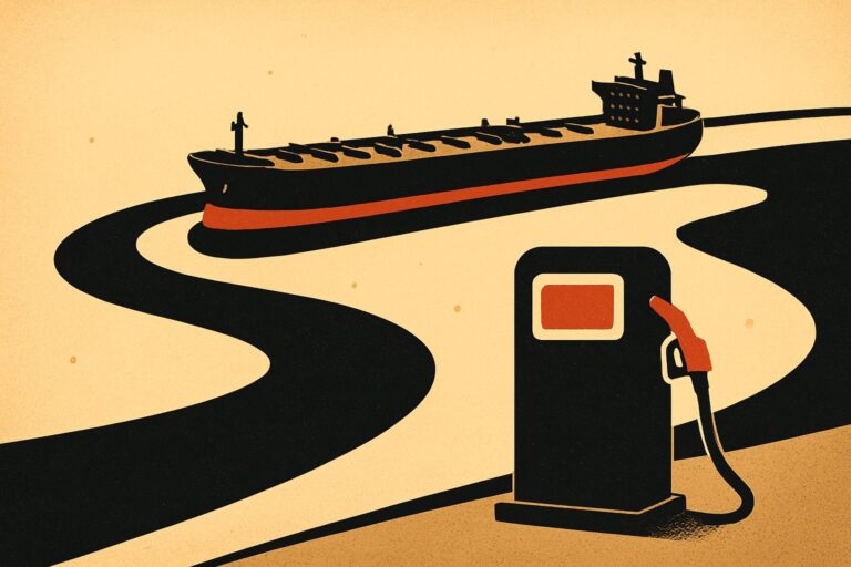 Illustration: 25-Jahres-Rekord bei Öltankern: Der Transport wird zum Inflationsrisiko