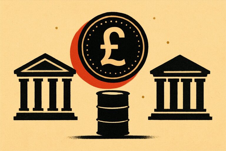 Illustration: Bank-of-England-Chef Bailey kann das Pfund nur mit Zinshärte stützen