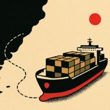 Illustration: Blockierte Seewege: Die Kosten steigen, bevor Container fehlen