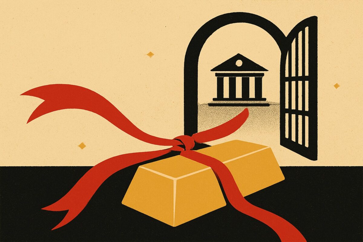 Illustration: China saugt Gold auf und bremst die Zinsreaktion bei 4.367 Dollar
