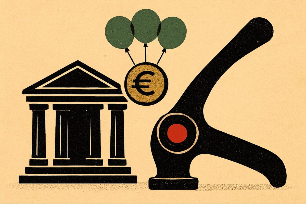 Illustration: Die Fed erhöht den Zins, doch Märkte lockern Finanzierungsbedingungen