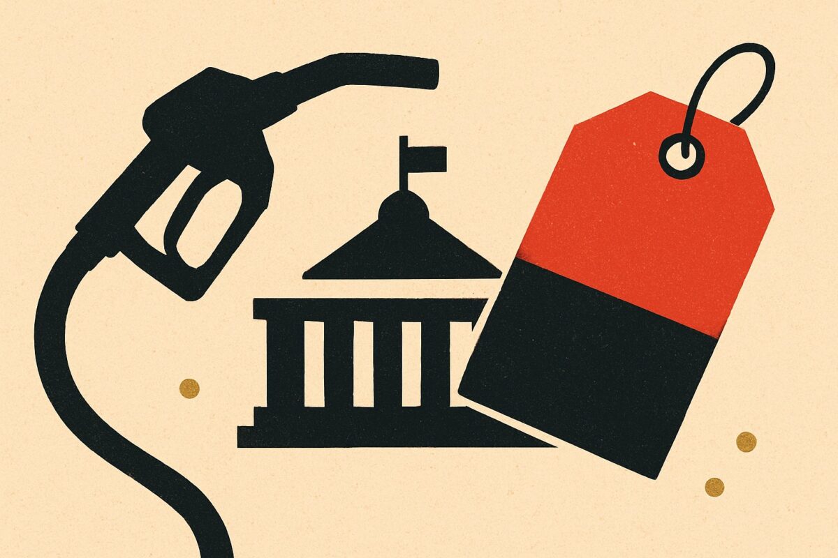 Illustration: Die Koalition senkt Spritsteuern und verschiebt die Inflation
