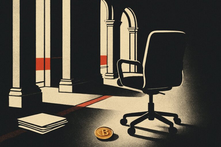 Illustration: Die Krypto-Branche verliert ihre Stimme in der SEC. Regeln bleiben weich