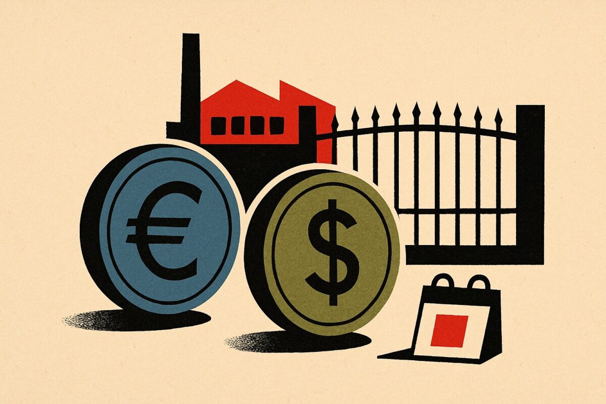 Illustration: EUR/USD fällt vor dem ISM: Heute beginnt der Dollar-Test