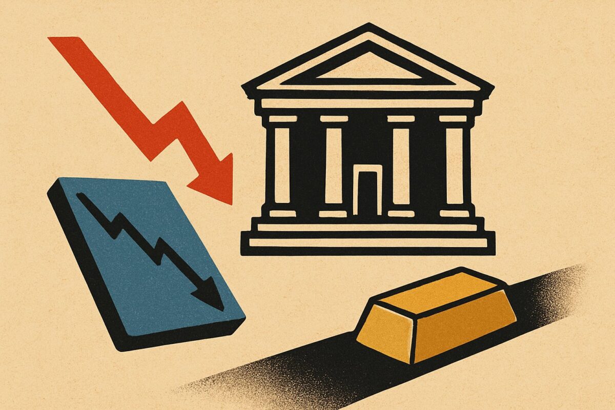Illustration: EZB-Entscheid: DAX und Gold fallen, Händler sehen Zinsdruck