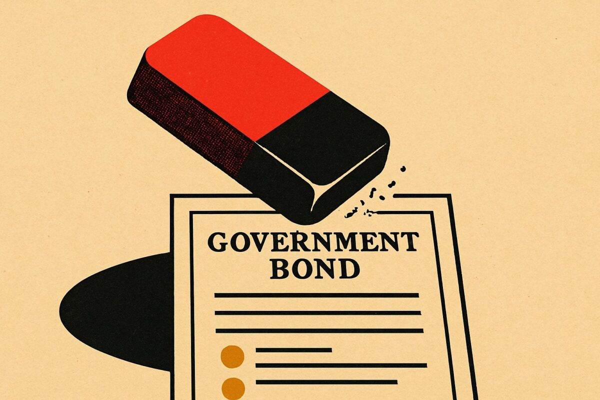 Illustration: Frankreichs Schulden löschen? Die Rechnung bleibt liegen