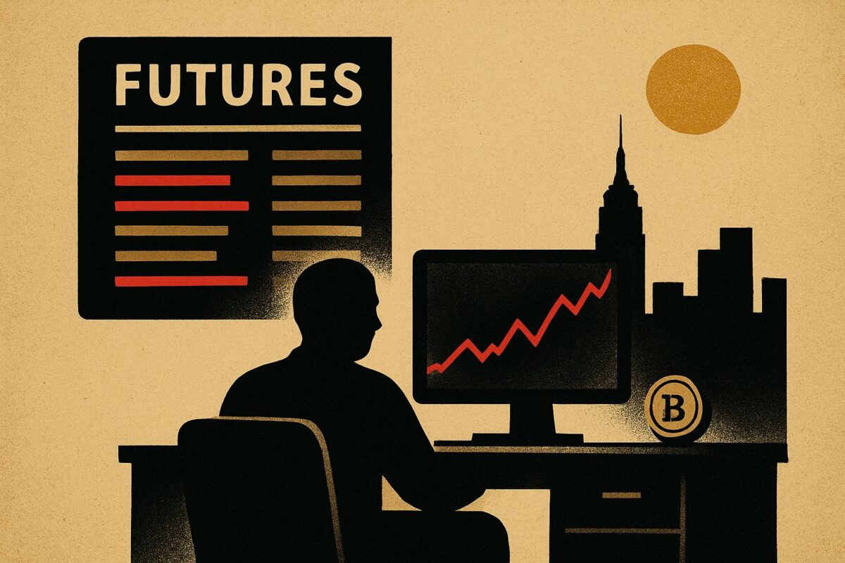 Illustration: Futures-Auftakt: Wall Street startet reglos, Ether fällt zurück