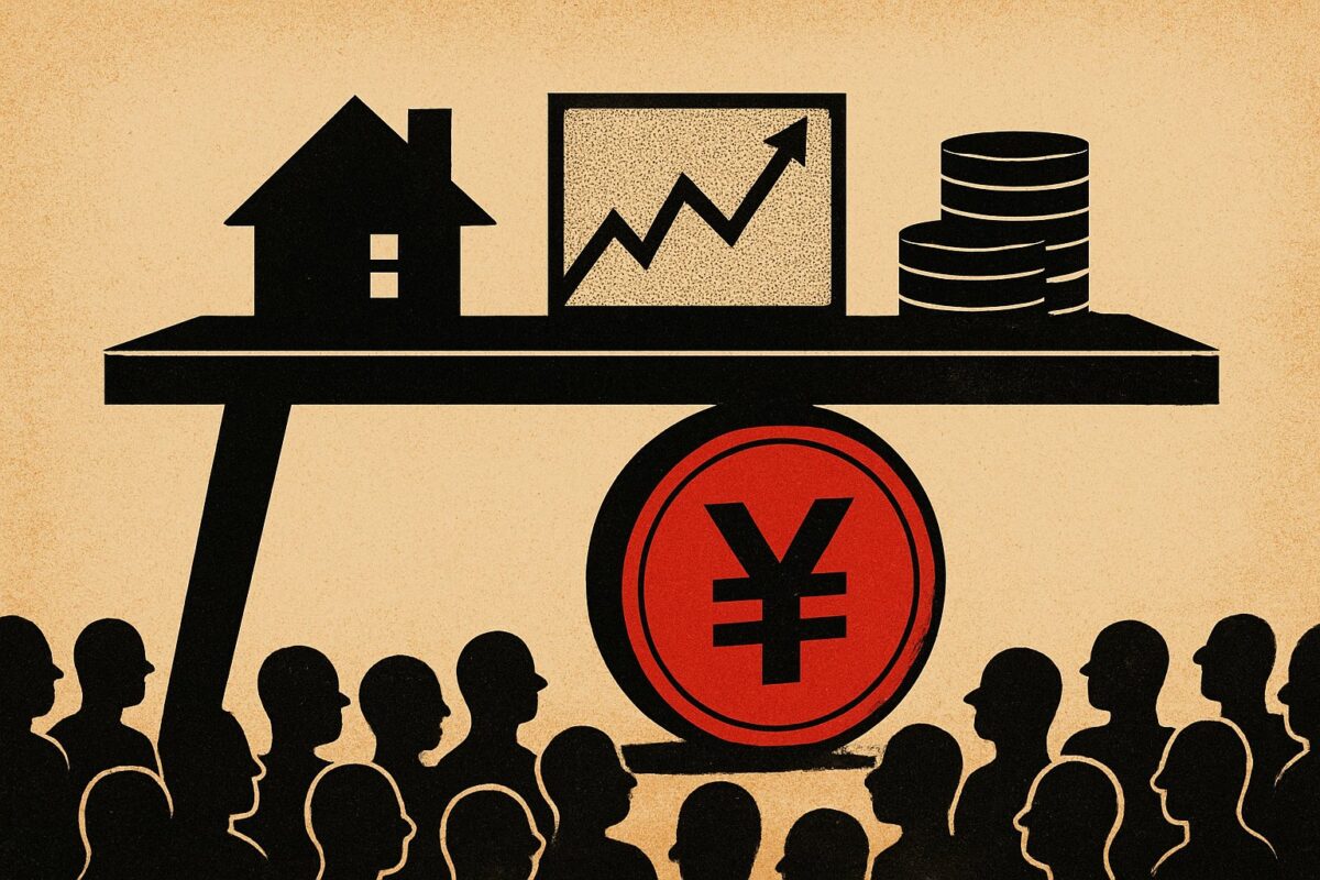 Illustration: Japans Zinsentscheid naht. Ein teurerer Yen bedroht riskante Börsenwetten