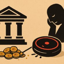 Illustration: KI-Agenten ziehen Banken die billigen Einlagen ab