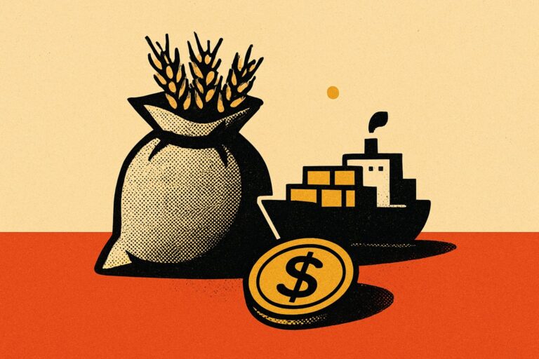 Illustration: Lebensmittelpreise steigen wieder: Das Öl ist nicht das Hauptproblem