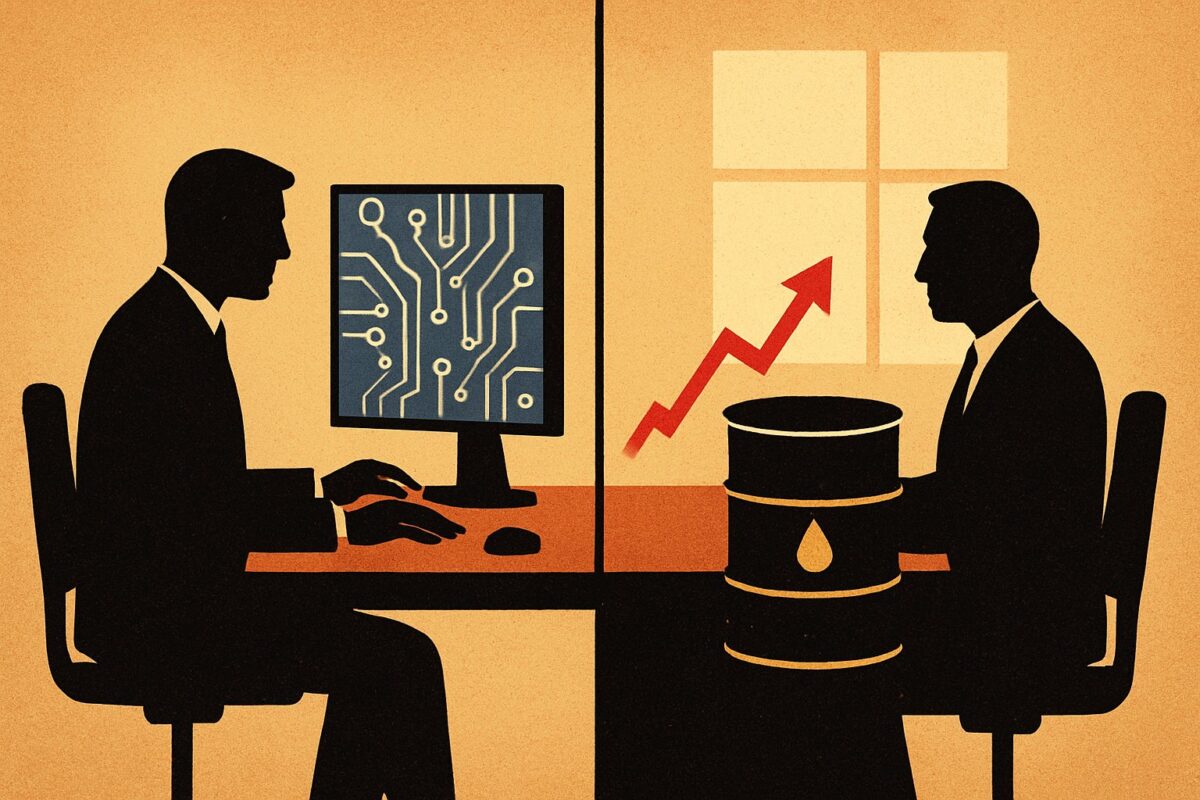 Illustration: Morgenlage: Nasdaq-Future steigt, Dow-Future fällt deutlich