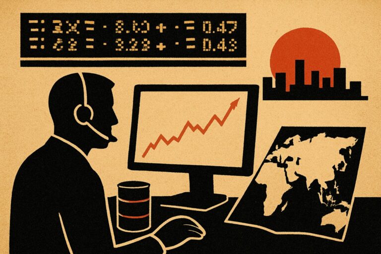 Illustration: Morgenlage: Nikkei fällt 1,35 Prozent, Öl wird zum Störsignal