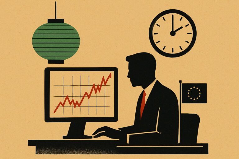 Illustration: Morgenlage: Nikkei plus 1,38 Prozent, DAX hat Aufholbedarf