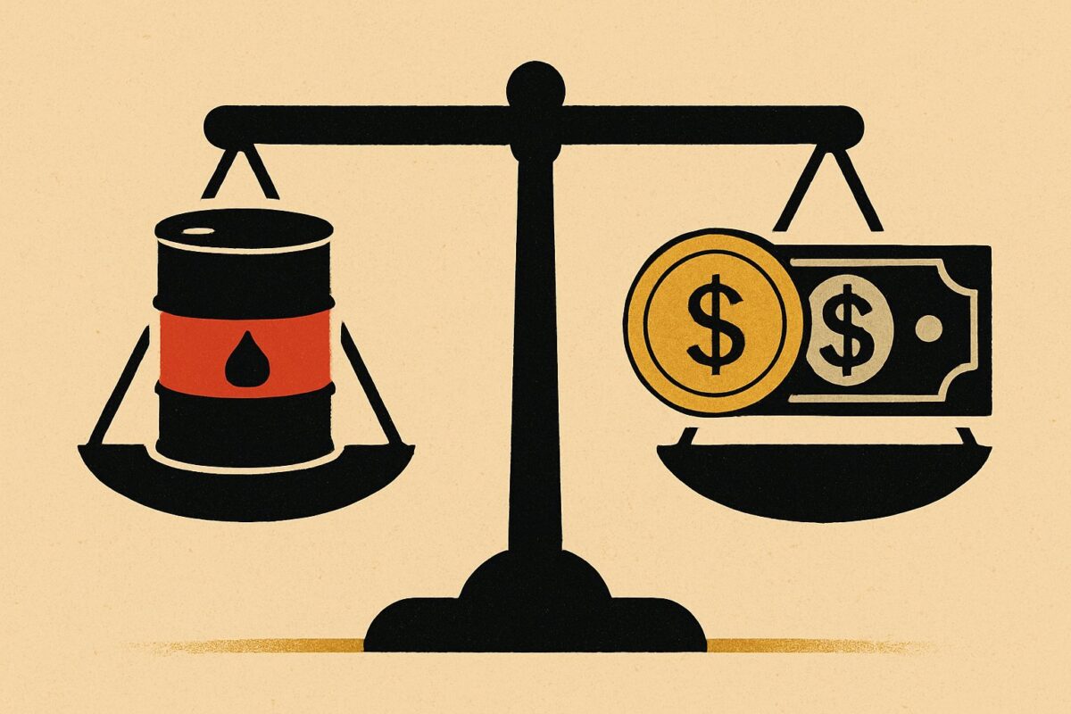 Illustration: PCE-Kernrate: Warum Öl, Dollar und Gold zugleich zucken