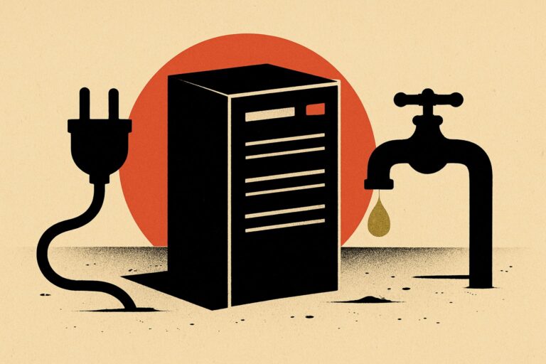 Illustration: Rechenzentren verschlingen Strom: Warum KI-Margen am Standort hängen