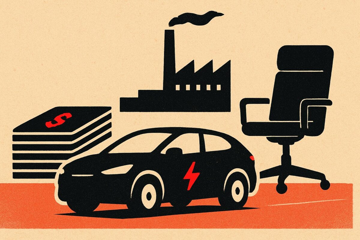 Illustration: Rivian verliert den CFO: Die Kasse zählt mehr als Lieferrekorde