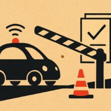 Illustration: Robotaxis brauchen Behörden. Die Börse bezahlt Genehmigungsrisiko