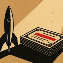 Illustration: SpaceX plant 100 Milliarden Dollar Umsatz. Raumfahrtwerte werden neu bewertet