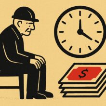 Illustration: Steigende Kosten zerlegen die Ruhestandsrechnung vieler Arbeitnehmer