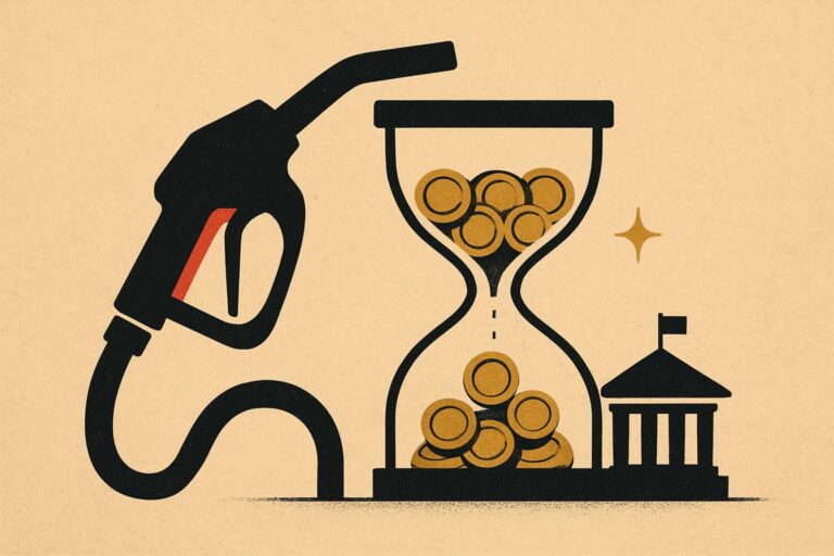 Illustration: Tankstellen machen Energiepreise schneller spürbar als Inflationsdaten