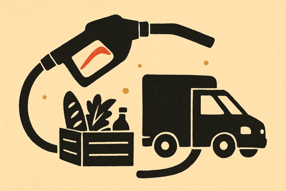 Illustration: US-Diesel springt auf Rekord und treibt Inflation in Lieferketten