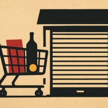 Illustration: US-Discounter melden Druck. Käufer sparen an der Kasse