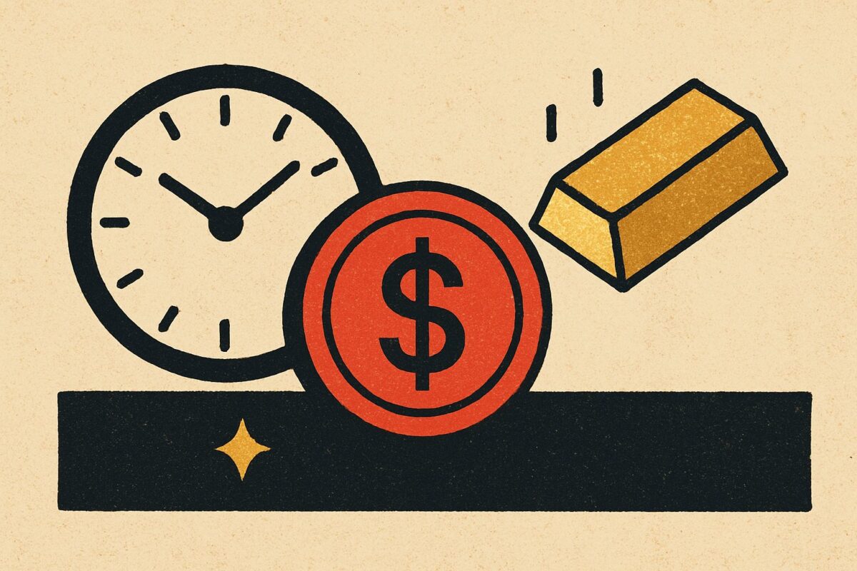 Illustration: US-Jobbericht: Gold und Bitcoin fallen, der Dollar gewinnt