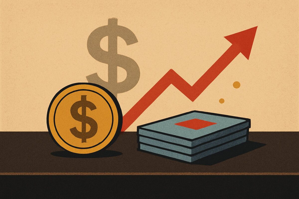 Illustration: US-Wachstum und Preise stützen Futures. Gold steigt noch stärker.