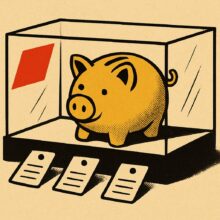 Illustration: Vorsorgedepots werden billiger. Der Kundenzugang wird teurer