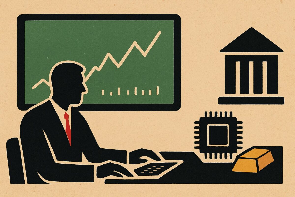 Illustration: Wall-Street-Schluss: Dow steigt 0,98 Prozent, Nvidia bleibt stehen