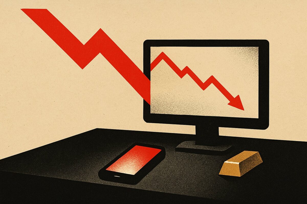 Illustration: Wall-Street-Schluss: Nasdaq fällt 1,03 Prozent trotz Apple-Sprung