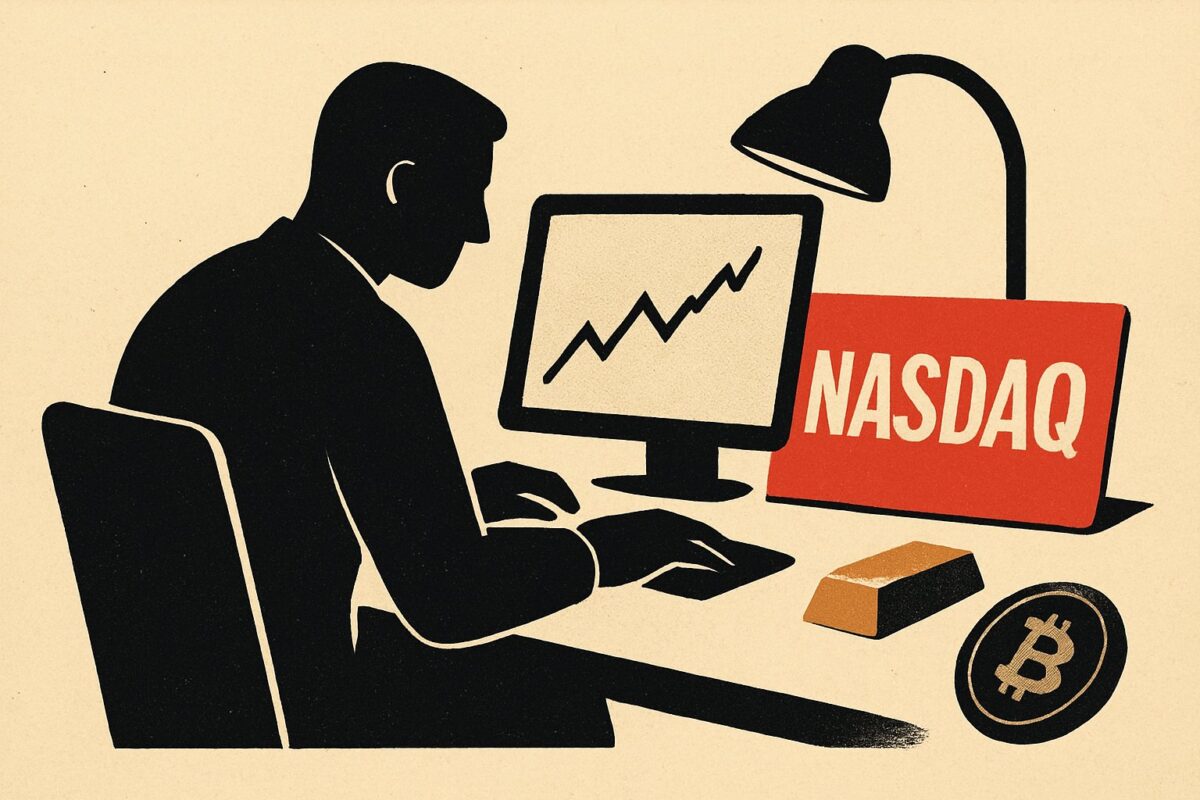 Illustration: Wall-Street-Schluss: Nasdaq minus 1,13 Prozent, Tech trägt die Last