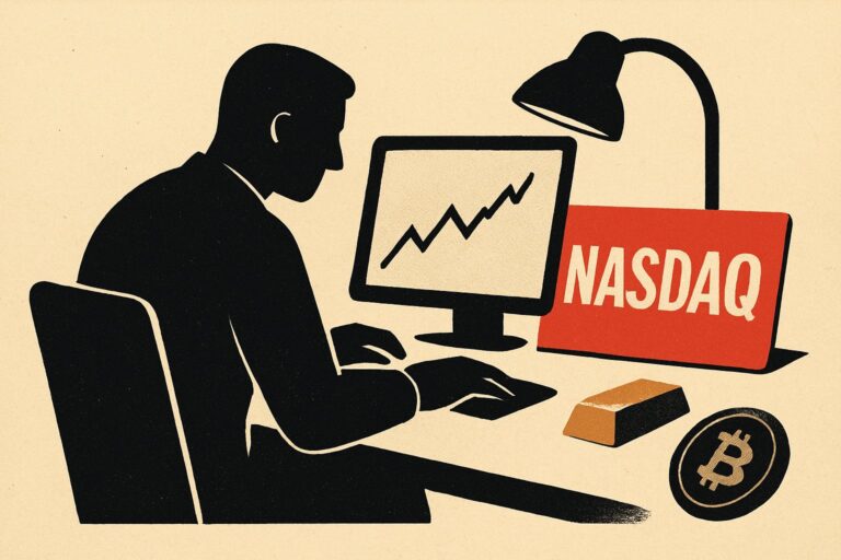 Illustration: Wall-Street-Schluss: Nasdaq minus 1,13 Prozent, Tech trägt die Last