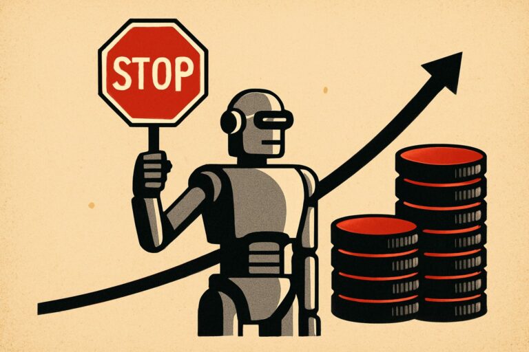 Illustration: Warum belohnt die Börse bei KI Tempo statt Sicherheit?