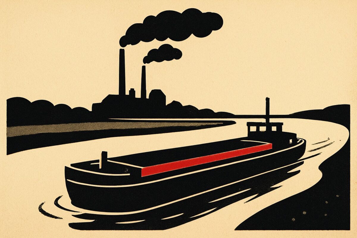 Illustration: Warum kann Niedrigwasser am Rhein die Inflation wieder anheizen?