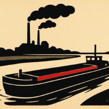 Illustration: Warum kann Niedrigwasser am Rhein die Inflation wieder anheizen?