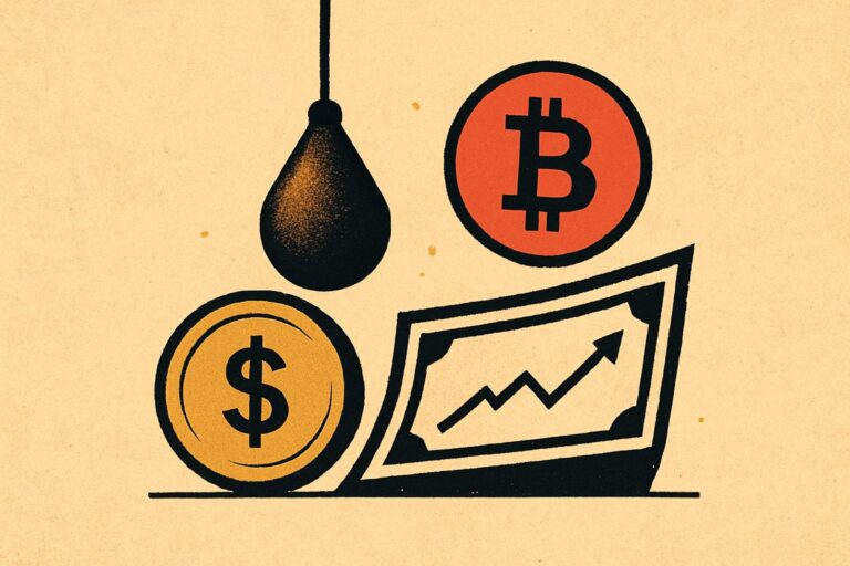 Illustration: Warum trifft ein Fed-Zins von 4,00 Prozent Aktien, Gold und Bitcoin?
